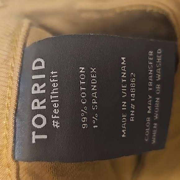 NWT Torrid Mom Straight Vintage Stretch High-Rise Jean Golden Size 18R - Picture 7 of 8